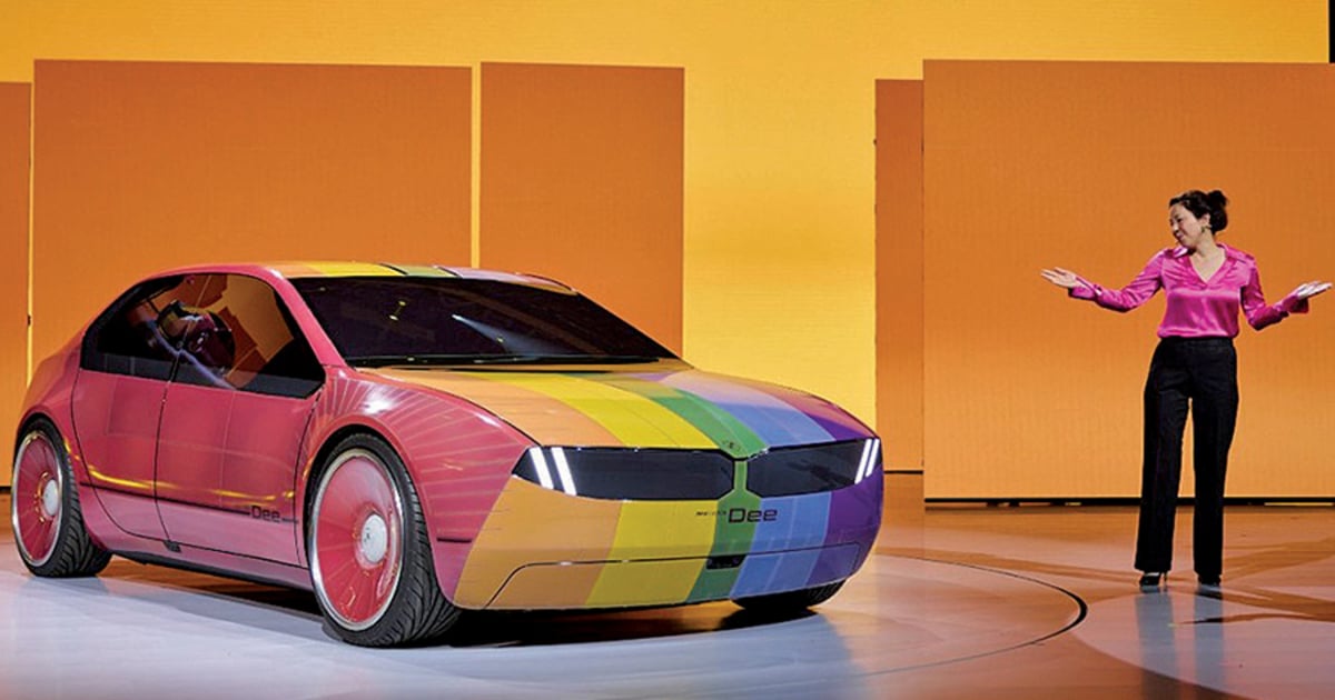 E Ink ของ BMW สามารถเปลี่ยนสีรถได้ในพริบตา