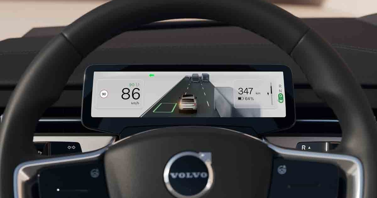 Volvo EX90 ที่กำลังจะเปิดตัวมาพร้อม Google HD Maps