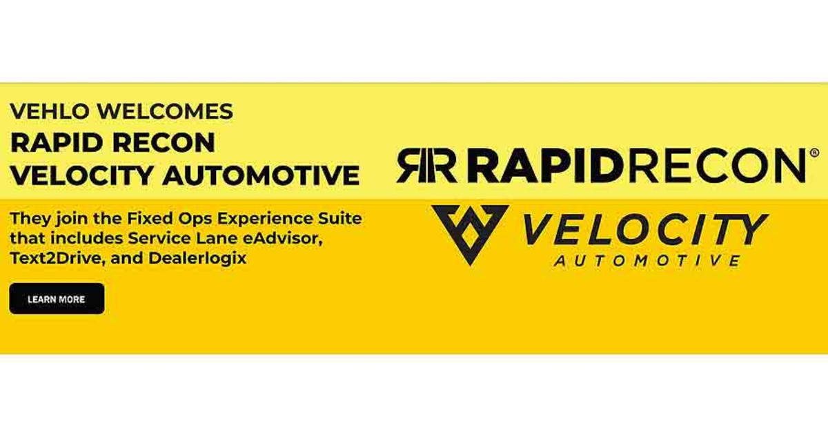 Vehlo ซื้อ Rapid Recon และ Velocity Automotive